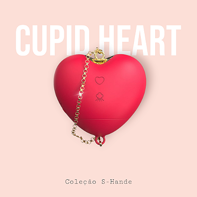 Vibrador com Sucção / Formato de Coração - Cupid s Heart - S-Hande