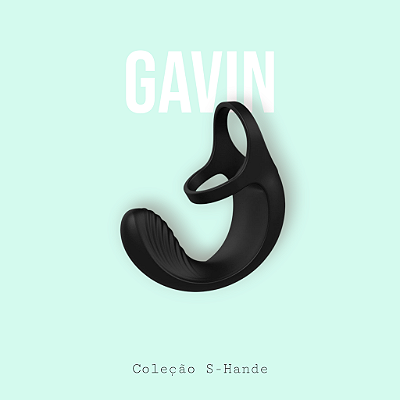Gavin - Anel Peniano com Plug Anal - S-Hande