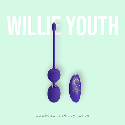 Willie Youth - Bolas de Pompoarismo com Controle Remoto - Pretty Love