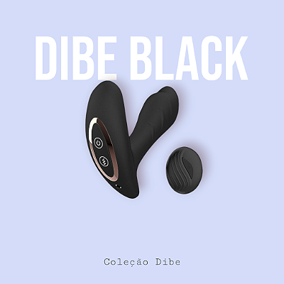 Black Dibe Estimulador de Próstata com Controle Remoto