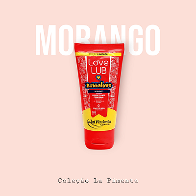 Lubrificante Love Lub Bubbalove Morango