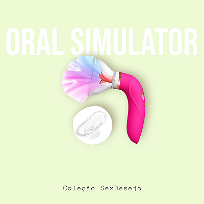 Simulador Oral com Língua e Sucção