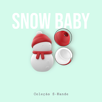 Vibrador de Pulsação com Dedilhar - Snow Baby - S-Hande