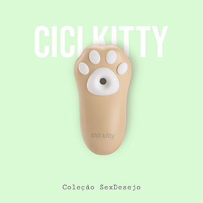 Vibrador de Clitóris com Pulsação - Formato de Pata