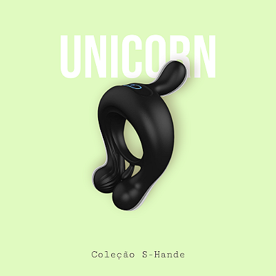 Anel Peniano com Vibro - Unicorn - S-Hande