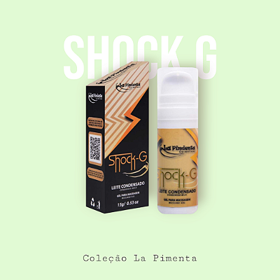 Shock-G Gel Eletrizante Beijável - Leite Condensado