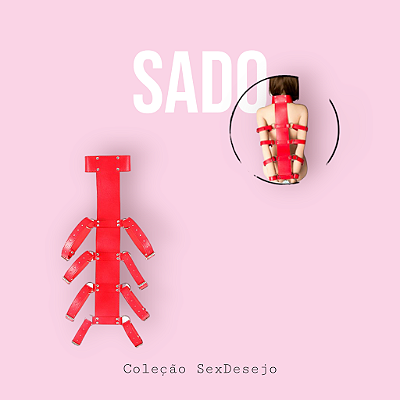 Kit de Algema com Coleira Sado