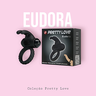Anel Peniano Eudora com Vibrador - Pretty Love