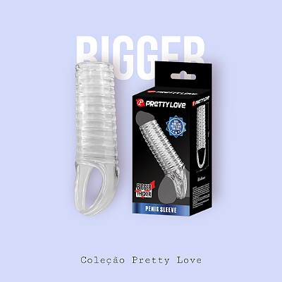 Capa Peniana com Anel para Escroto - 11.2 X 2.4 - Pretty Love