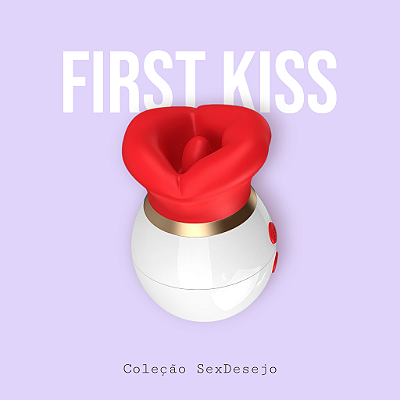 Boca Estimuladora de Língua com Sucção - First Kiss