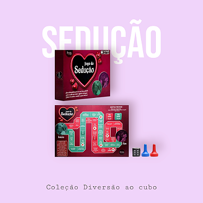 Jogo Da Sedução Tabuleiro Diversão Ao Cubo