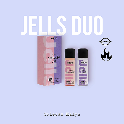 Gel Hot Duo Sensação E Uva Kalya