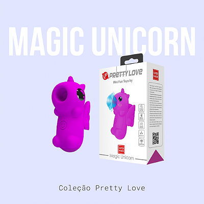 Dedeira com Pulsação / Recarregável - Magic Unicorn - Pretty Love