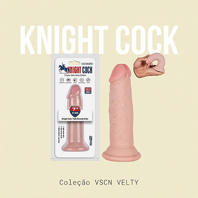 Pênis Realístico com Ventosa - 17,8x4,2 cm - VSCN VELTY