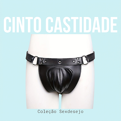 Cueca de Castidade em Couro