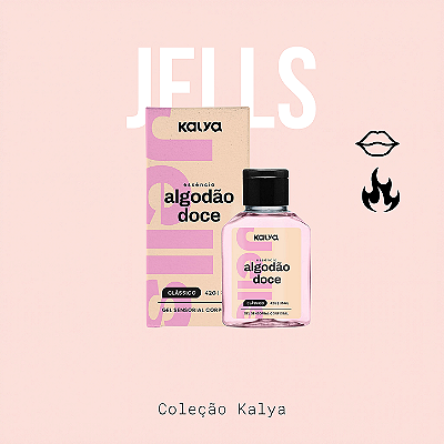 Jells Gel Comestível Hot Algodão Doce - Kalya