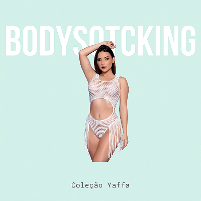 Body Arrastão com franjas