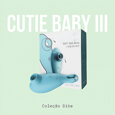 Baleia Estimuladora de clitóris com Pulsação - Cutie Baby III - Dibe