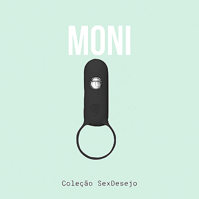 Moni - Anel Peniano com Vibro / com controle Remoto e Case