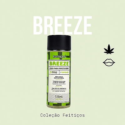 Breeze Óleo Corporal Beijável Terpenos de Canabis