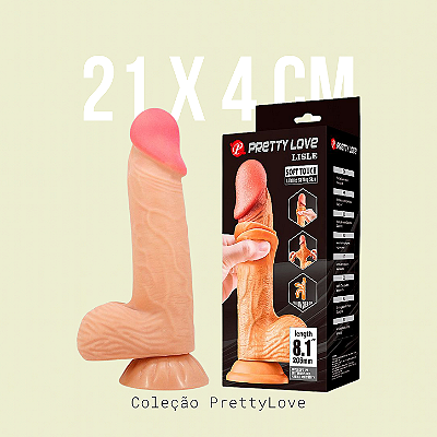 Pênis Realístico com dupla Camada - Sliding Skin - Pretty Love