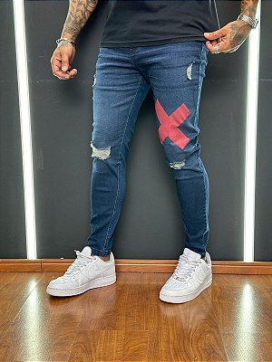 Calça sales jeans personalizada