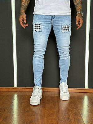 BERMUDA JEANS JAY JONES BARRA DOBRADA COM RESPINGOS - Impacto Moda