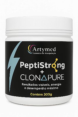 PEPTISTRONG 2,4g + CLONAPURE 1,8g 30 DOSES (300g) SABOR LARANJA