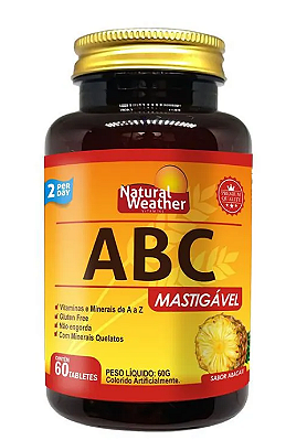 ABC Mastigável Sabor Abacaxi
