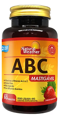 ABC Mastigável Sabor Morango