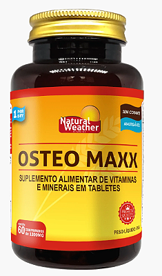 Osteo Maxx Mastigáveis (Sem Sabor, Sem Corantes e Conservantes) - 60 CÁPS.