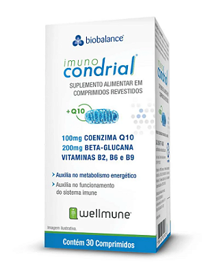Imunocondrial (Suplemento com Coenzima Q10, Vitaminas e Aminoácidos) - 30 CÁPS