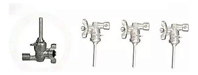 Kit 4 Registro Ramal Encaixe Cooktop Fischer R/sm /1 Unid Tc rosca