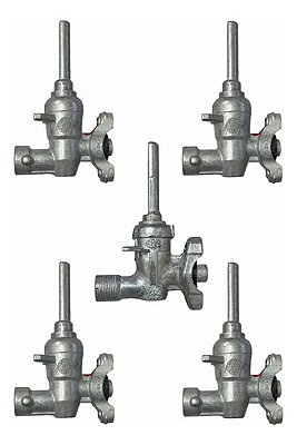 Kit 5 Registro Ramal Encaixe Cooktop Fischer R/sm /1 Unid Tc