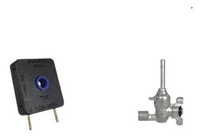 Kit 1 Interruptor+1 Registro Ramal Rosca Fischer Cooktop