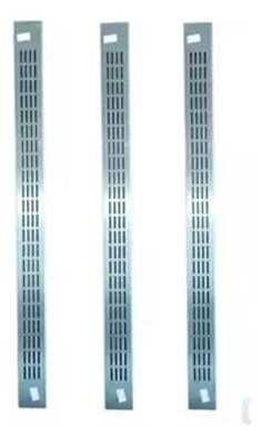 Grade Ventilação Forno De Embutir | 3 Peças | Inox Escovado