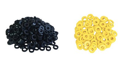 100 Anéis De Vedação Flexível 19x3mm/furo 8,50mm Maqenge