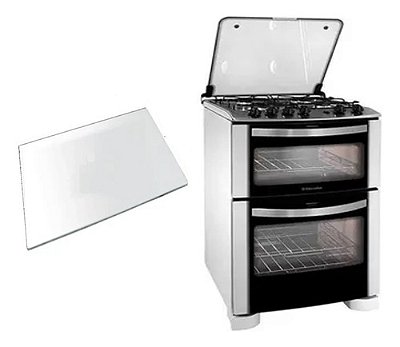 400x397 400x395 Fogão Electrolux Celebrate 56db Vidro 4mm Interno Do Forno Maior