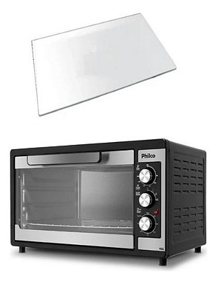 Vidro Temperado 430x250 Para Forno Eletrico Philco 46l