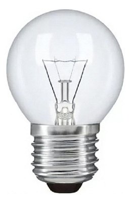 LAMPADA BG-45  220 VX 40W  CLARA   LUSTRE  E-27/27 ALUMIN