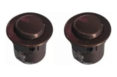 Kit De 2 Interruptores Dupla Função Vidro