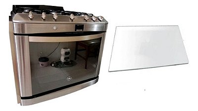 600x450 Interno Ge Inox Digital 5 Bocas Vidro  Forno