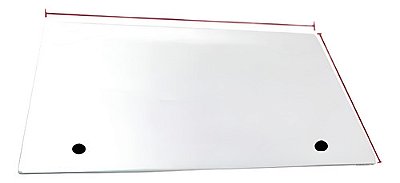 720x300 Vidro Do Forno De Pedra Prógas Prpe-700 Prp-770 4mm