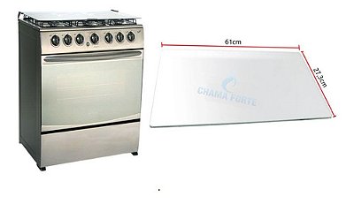 610x273 Vidro Interno ompativel Com o Forno Do Fogão Atlas Atenas 5 Bocas
