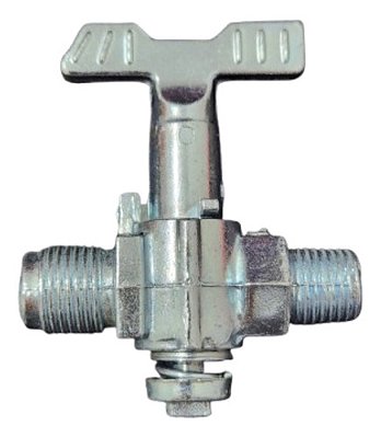 REGISTRO  DURATA  1/4 BSPT(E) X 1/8 BSP(I) X 3/8 SAE BAIXA PRESSAO