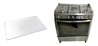 615x430  Vidro Interno Compativel C/ Forno Do Fogão Ge Fgge005 5 Bocas
