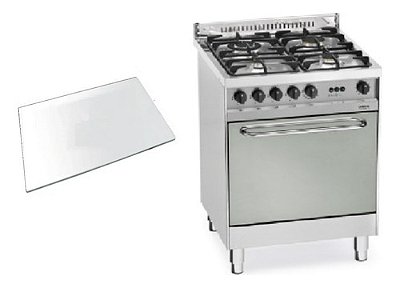 500x440  Lofra 4 Bocas Mx66mfi Vidro Interno Forno Fogão