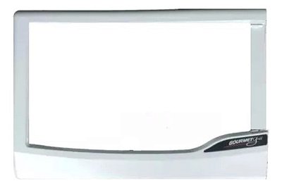 MOLDURA S/SERIGRAFIA BRANCA +ADESIVO FORN GOURMET GRILL BRANC (AST)