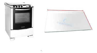 400x300 Vidro  Interno Do Forno Do Fogão  Electrolux 4 Bocas 56seq