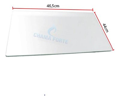 Dako Glass 4 Bocas Vidro 4mm Interno Forno Do Fogão 465x440